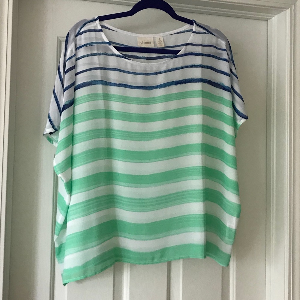 🆕 Chico’s sheer top/cover up